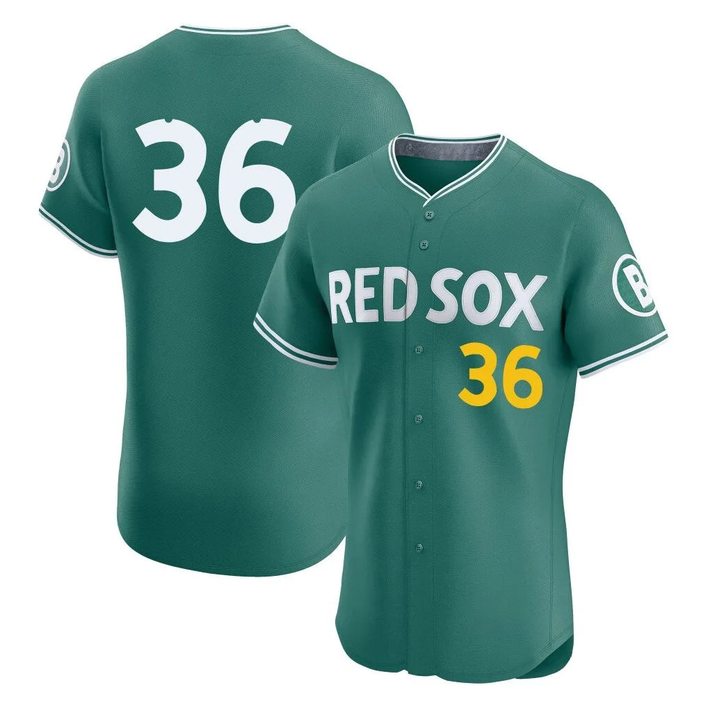 Trusc B.Red Sox #36 Triston Casas Player Green City Connect Limited Elite Home Game Stitched Jersey