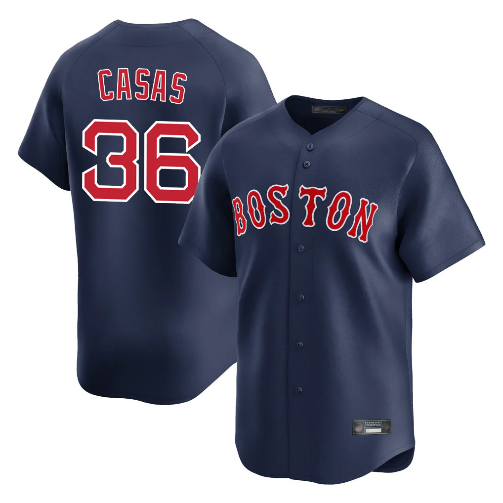 Trusc B.Red Sox #36 Triston Casas Player Navy Limited Home Game Stitched Jersey