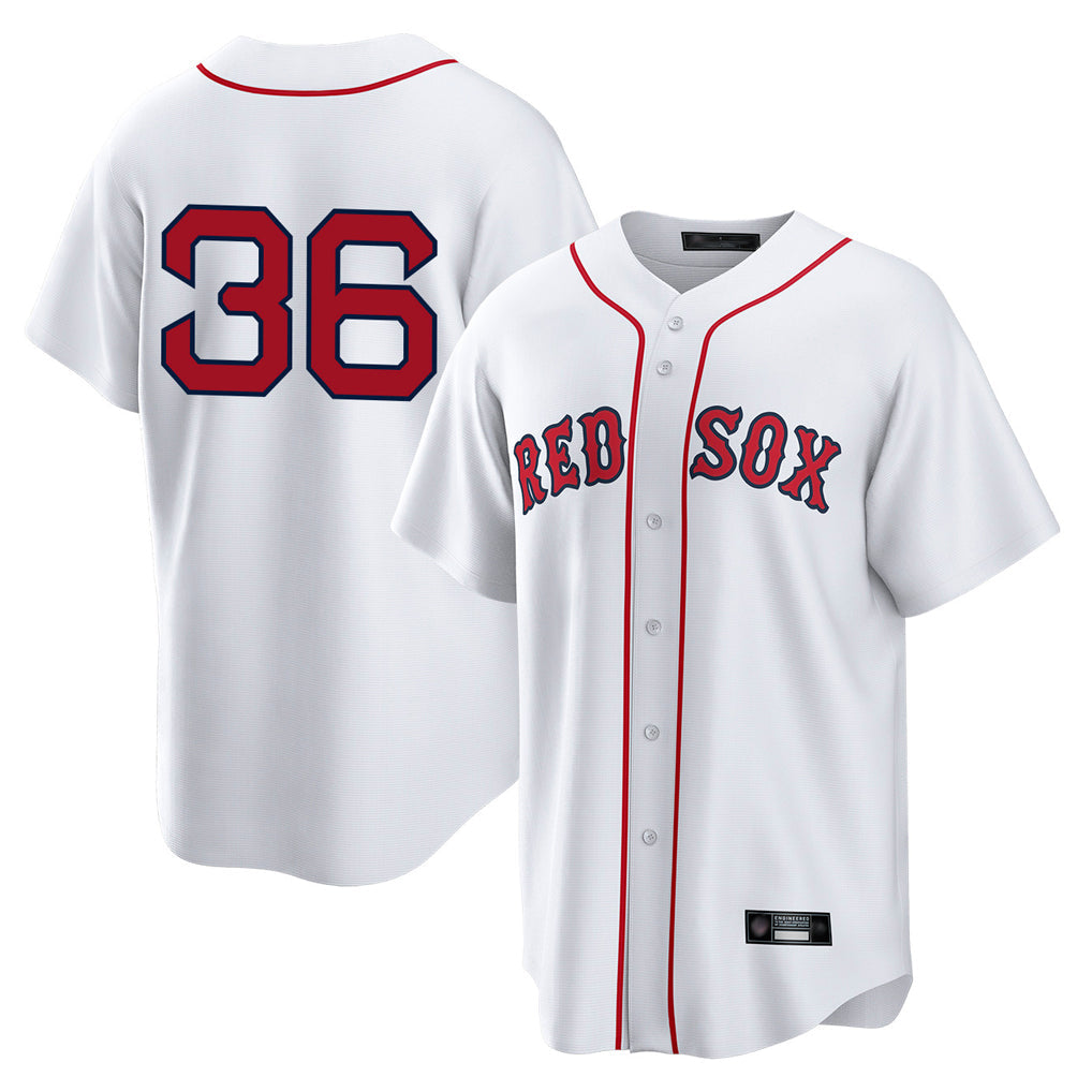 Trusc B.Red Sox #36 Triston Casas Player White Home Game Stitched Jersey