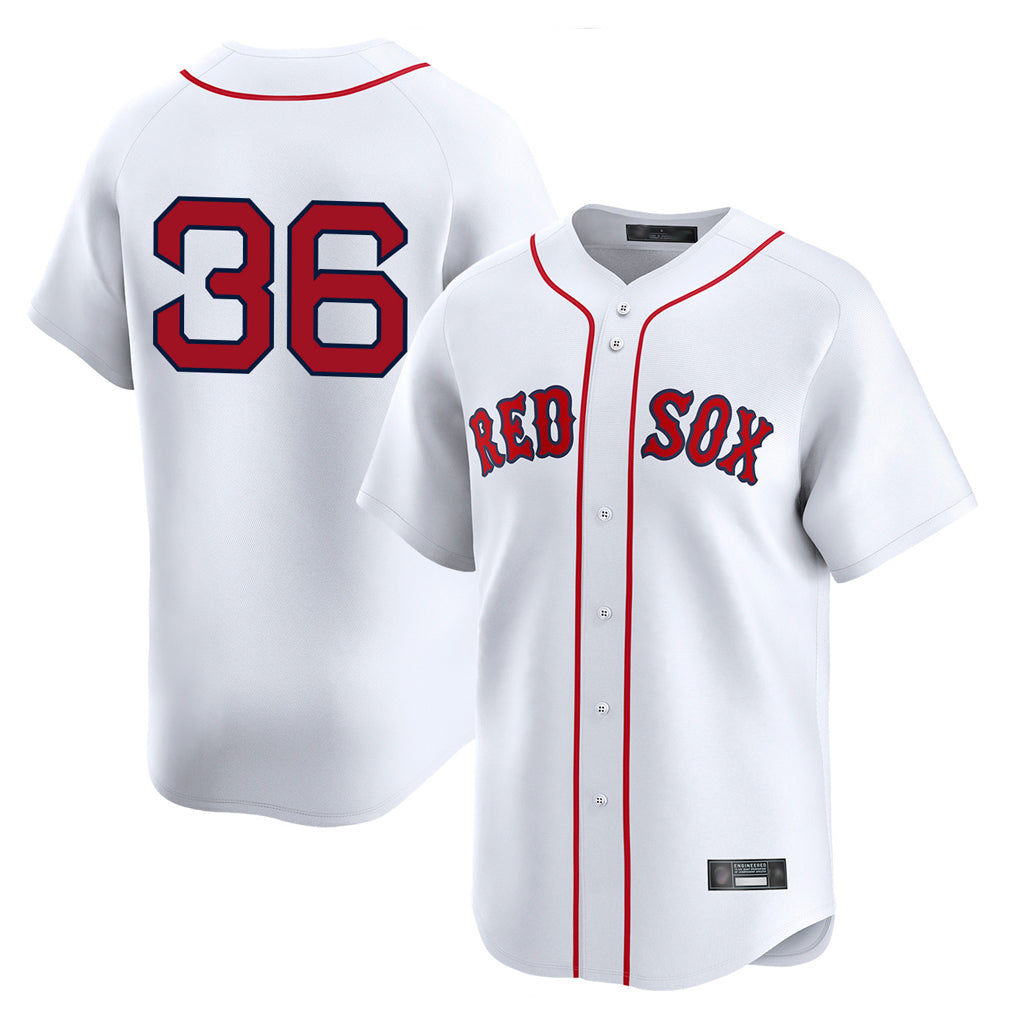 Trusc B.Red Sox #36 Triston Casas Player White Limited Home Game Stitched Jersey