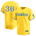Trusc B.Red Sox #36 Triston Casas Player Yellow Limited Home Game Stitched Jersey