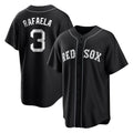 Trusc B.Red Sox #3 Ceddanne Rafaela Player Black Home Game Stitched Jerseys