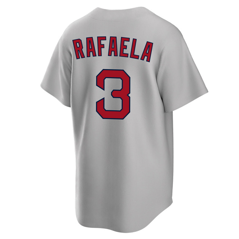 Trusc B.Red Sox #3 Ceddanne Rafaela Player Gray Road Home Game Stitched Jerseys