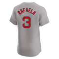 Trusc B.Red Sox #3 Ceddanne Rafaela Player Gray Road Limited Elite Home Game Stitched Jerseys