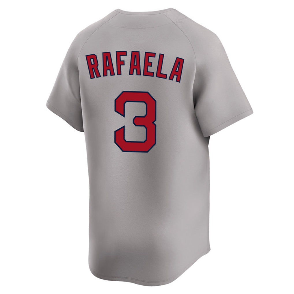 Trusc B.Red Sox #3 Ceddanne Rafaela Player Gray Road Limited Home Game Stitched Jerseys