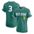 Trusc B.Red Sox #3 Ceddanne Rafaela Player Green City Connect Limited Elite Home Game Stitched Jersey