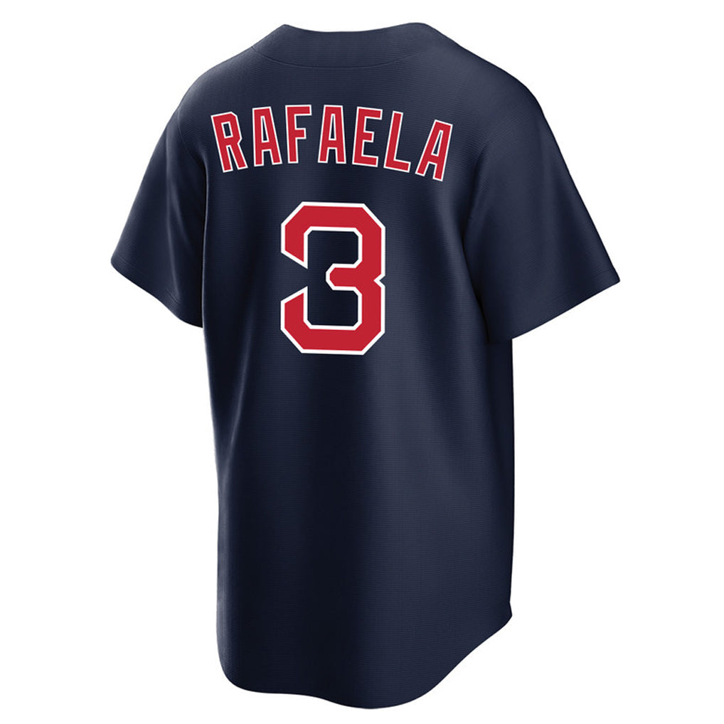 Trusc B.Red Sox #3 Ceddanne Rafaela Player Navy Home Game Stitched Jerseys