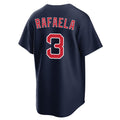 Trusc B.Red Sox #3 Ceddanne Rafaela Player Navy Home Game Stitched Jerseys