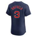 Trusc B.Red Sox #3 Ceddanne Rafaela Player Navy Limited Elite Home Game Stitched Jerseys