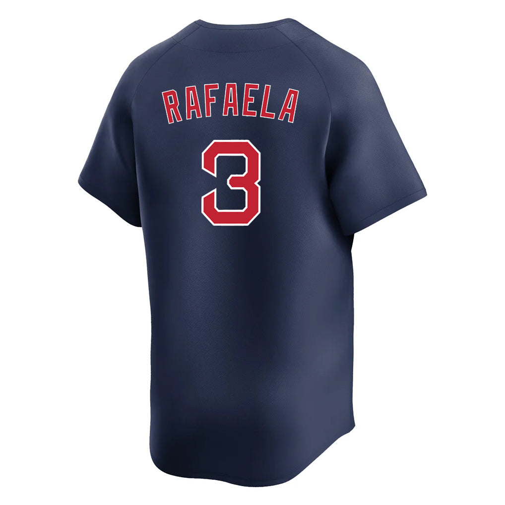 Trusc B.Red Sox #3 Ceddanne Rafaela Player Navy Limited Home Game Stitched Jerseys