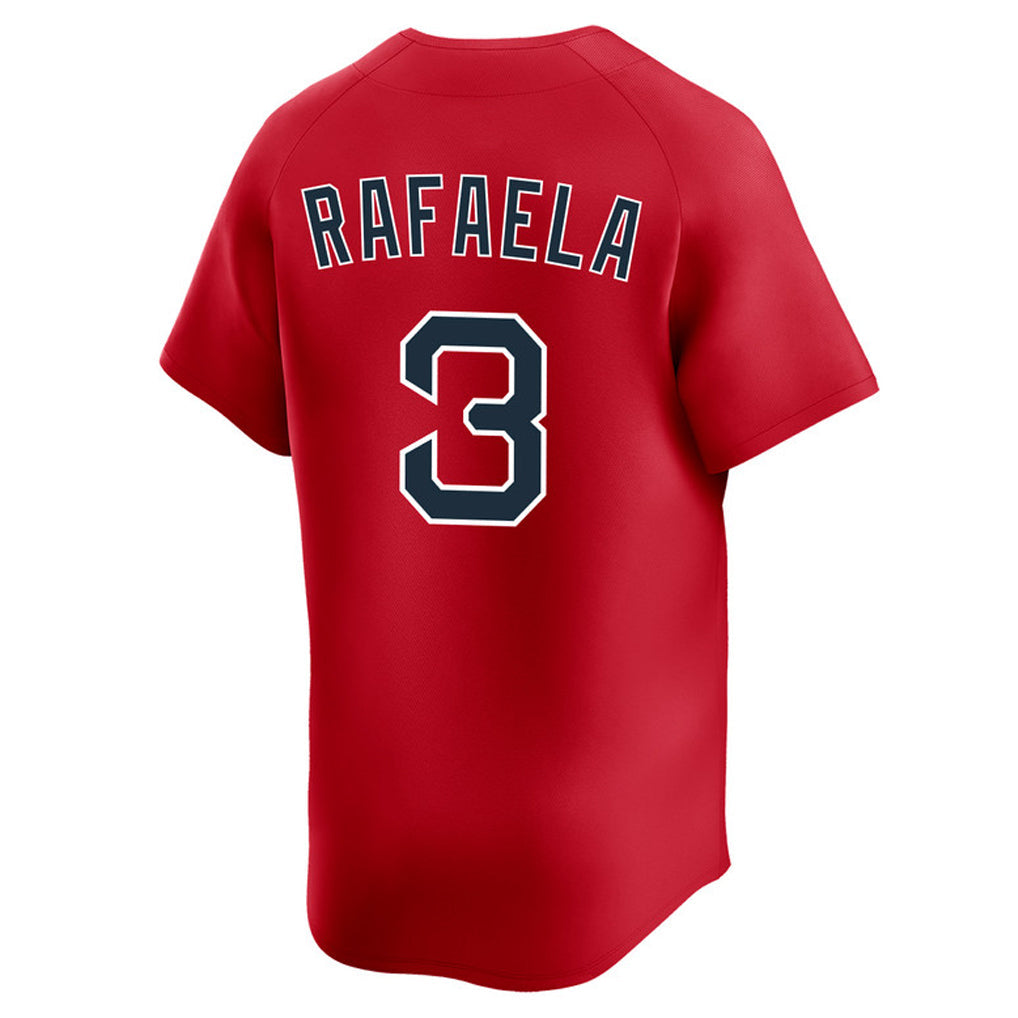 Trusc B.Red Sox #3 Ceddanne Rafaela Player Red Limited Home Game Stitched Jerseys