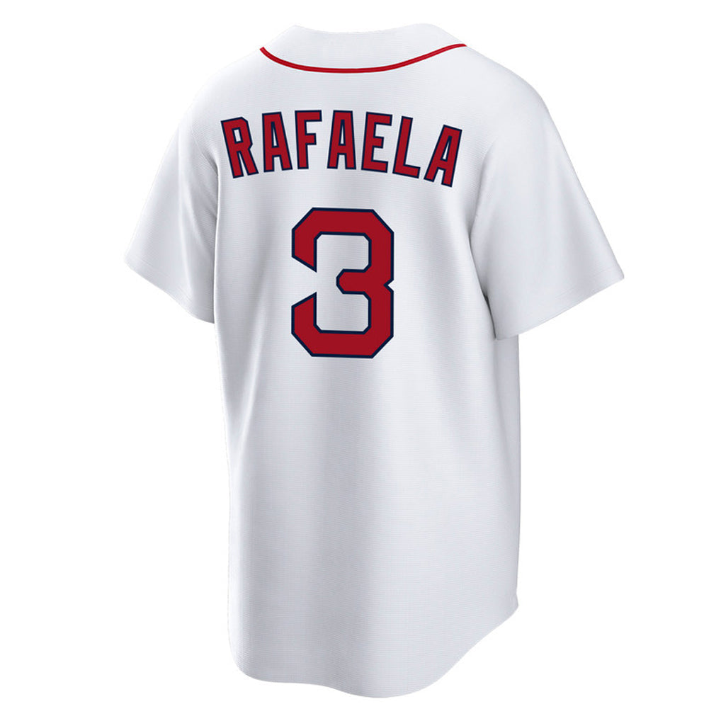 Trusc B.Red Sox #3 Ceddanne Rafaela Player White Home Game Stitched Jerseys