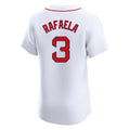 Trusc B.Red Sox #3 Ceddanne Rafaela Player White Limited Elite Home Game Stitched Jerseys