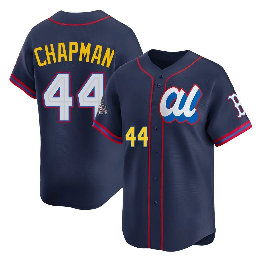 Trusc B.Red Sox #44 Aroldis Chapman Player Navy American League All-Star Edition Game Stitched Jerseys