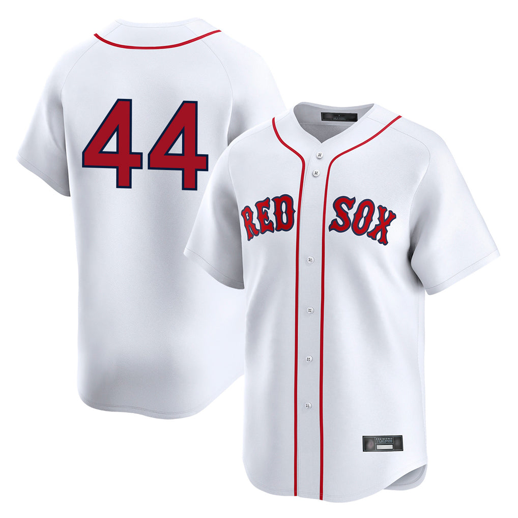 Trusc B.Red Sox #44 Aroldis Chapman Player White Limited Home Game Stitched Jerseys