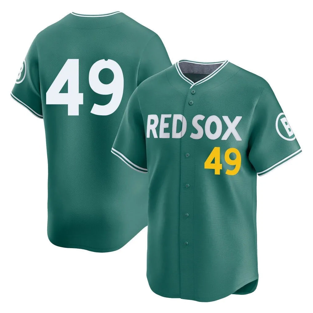Trusc B.Red Sox #49 Tim Wakefield Player Green City Connect Limited Home Game Stitched Jerseys
