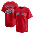 Trusc B.Red Sox #49 Tim Wakefield Player Red Limited Home Game Stitched Jerseys