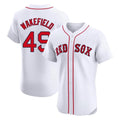 Trusc B.Red Sox #49 Tim Wakefield Player White Limited Elite Home Game Stitched Jerseys