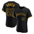 Trusc B.Red Sox #52 Wilyer Abreu Player Black Snake Skin City Limited Elite Home Stitched Jerseys