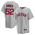 Trusc B.Red Sox #52 Wilyer Abreu Player Gray Road Home Game Stitched Jerseys