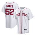 Trusc B.Red Sox #52 Wilyer Abreu Player White Home Game Stitched Jerseys