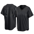 Trusc B.Red Sox #55 Ranger Su¡§¡érez Player Black T-shirt Home Game Stitched Jerseys