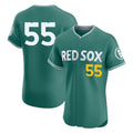 Trusc B.Red Sox #55 Ranger Su¡§¡érez Player Green City Connect Limited Elite Home Game Stitched Jerseys
