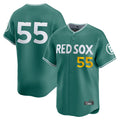 Trusc B.Red Sox #55 Ranger Su¡§¡érez Player Green City Connect Limited Home Game Stitched Jerseys