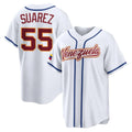 Trusc B.Red Sox #55 Ranger Su¡§¡érez Player White 2026 World Classic Limited Home Game Stitched Jerseys