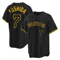 Trusc B.Red Sox #7 Masataka Yoshida Player Black Snake Skin City Home Game Stitched Jerseys