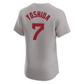 Trusc B.Red Sox #7 Masataka Yoshida Player Gray Road Limited Elite Home Game Stitched Jerseys
