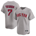 Trusc B.Red Sox #7 Masataka Yoshida Player Gray Road Limited Home Game Stitched Jersey
