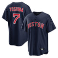 Trusc B.Red Sox #7 Masataka Yoshida Player Navy Home Game Stitched Jersey