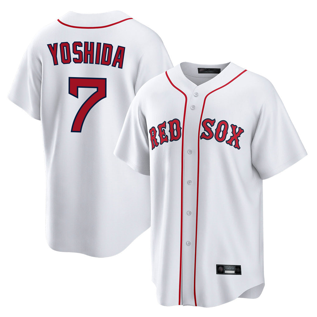 Trusc B.Red Sox #7 Masataka Yoshida Player White Home Game Stitched Jersey