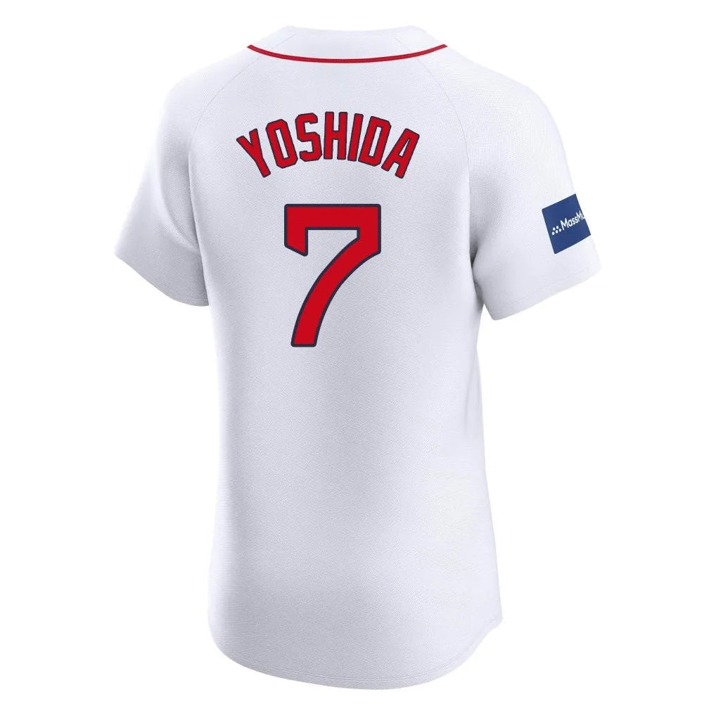 Trusc B.Red Sox #7 Masataka Yoshida Player White Limited Elite Home Game Stitched Jerseys