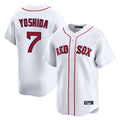 Trusc B.Red Sox #7 Masataka Yoshida Player White Limited Home Game Stitched Jersey