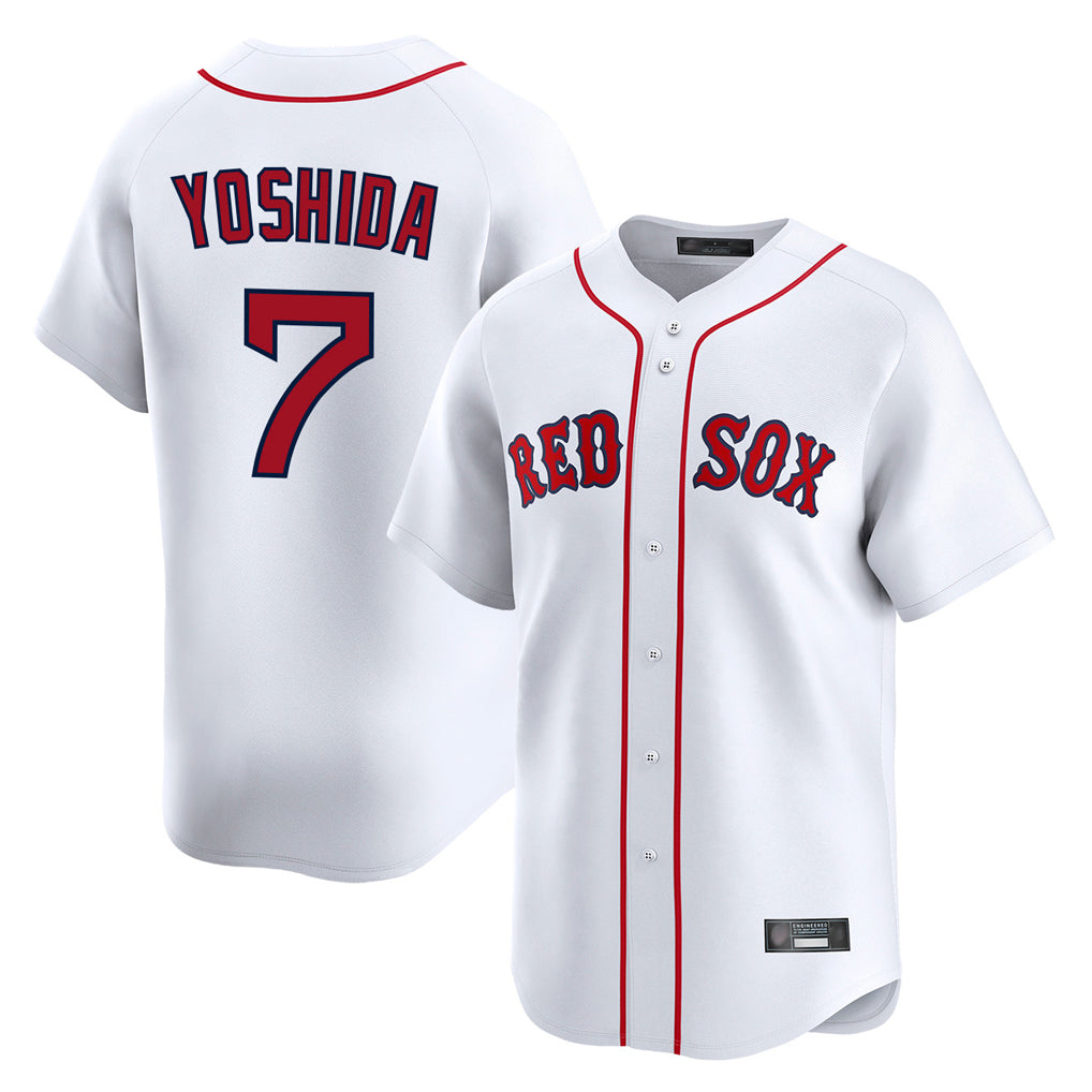 Trusc B.Red Sox #7 Masataka Yoshida Player White Limited Home Game Stitched Jersey
