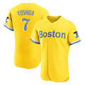 Trusc B.Red Sox #7 Masataka Yoshida Player Yellow Limited Elite Home Game Stitched Jersey