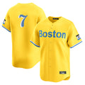 Trusc B.Red Sox #7 Masataka Yoshida Player Yellow Limited Home Game Stitched Jersey