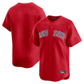 Trusc B.Red Sox Blank Player Red Limited Home Game Stitched Jerseys