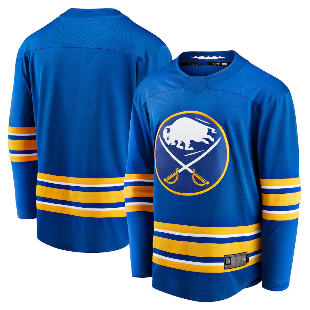 Trusc B.Sabres Royal Home Breakaway Stitched Jerseys