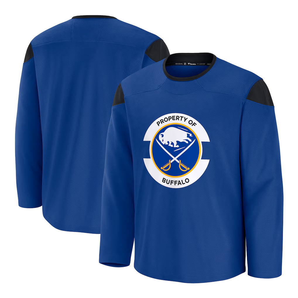 Trusc B.Sabres Royal Practice Stitched Jerseys