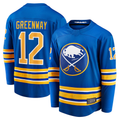 Trusc B.Sabres #12 Jordan Greenway Royal Home Breakaway Stitched Jerseys