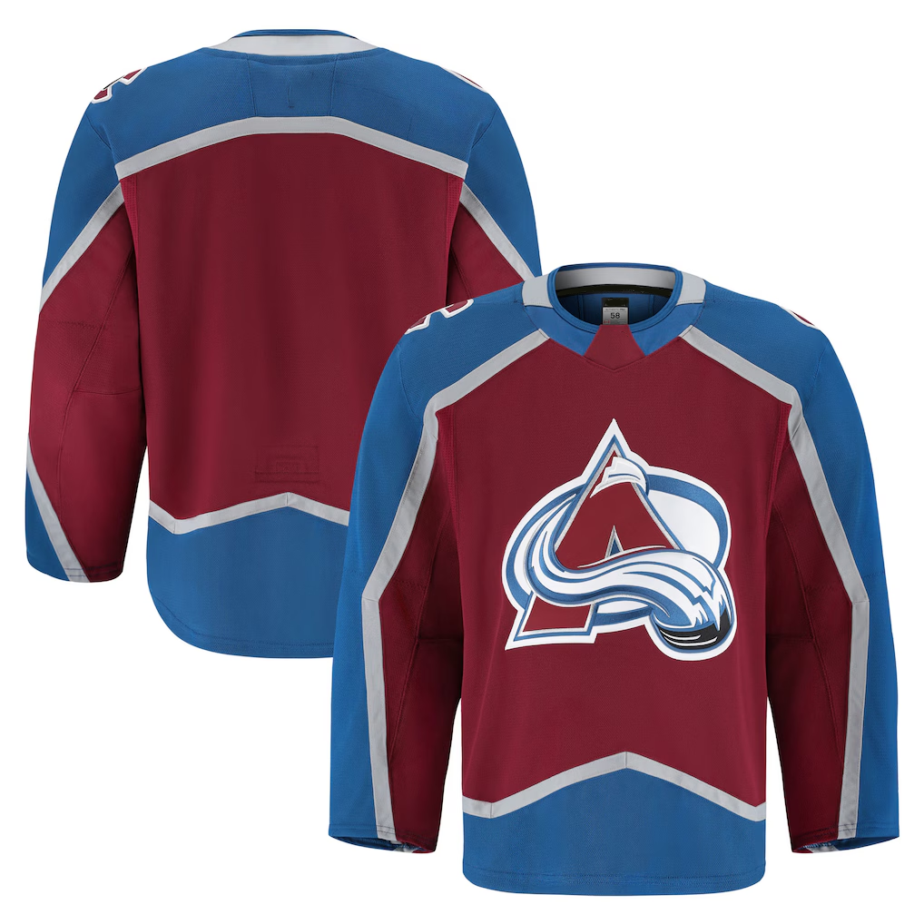 Trusc C.Avalanche Burgundy Home Authentic Pro Jerseys