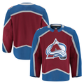 Trusc C.Avalanche Burgundy Home Authentic Pro Jerseys