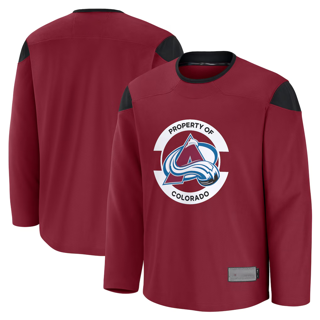 Trusc C.Avalanche Burgundy Practice Jerseys