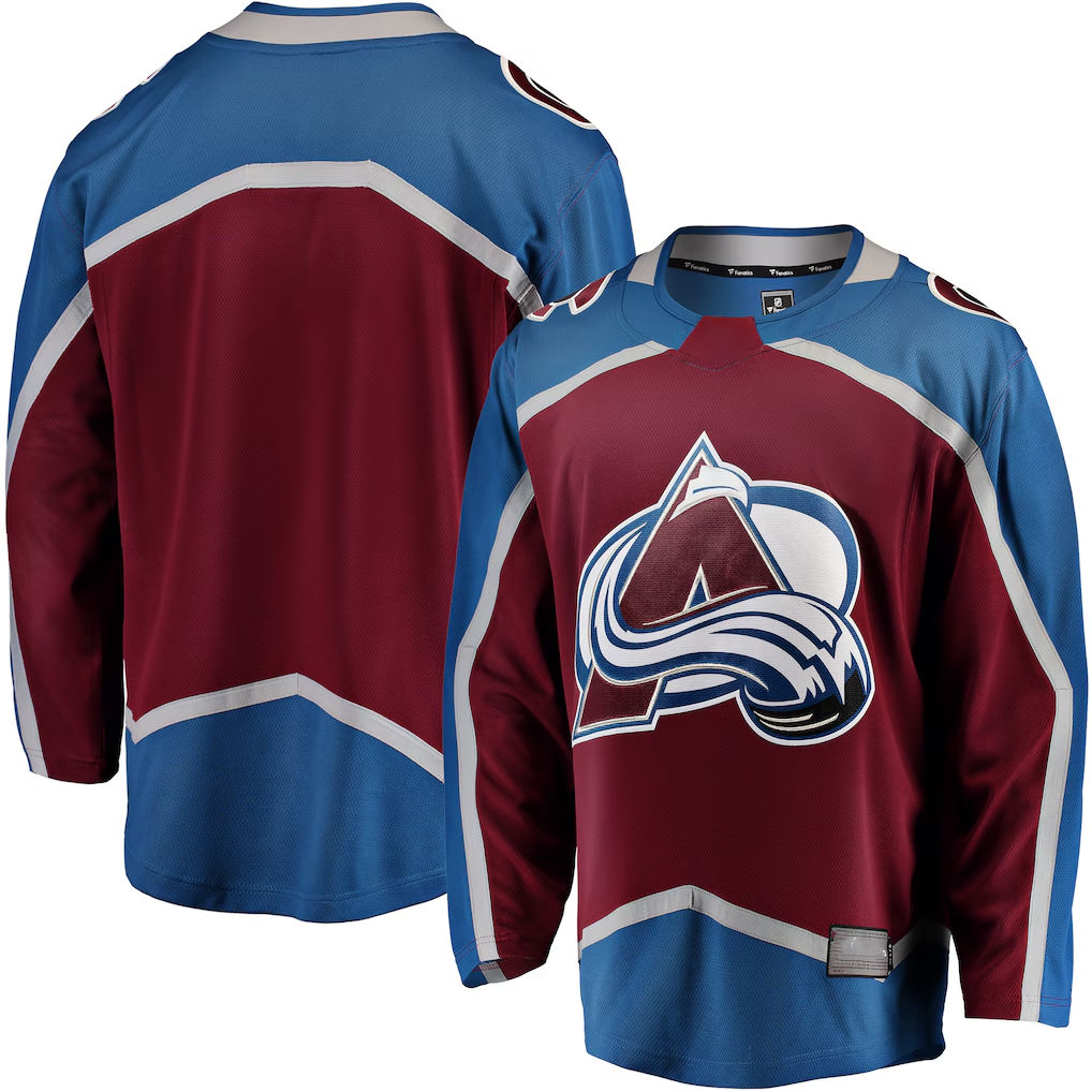 Trusc C.Avalanche Maroon Breakaway Home Jerseys