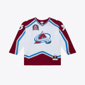 Trusc C.Avalanche Patrick Roy Mitchell & Ness White 1995 Power Play Jerseys