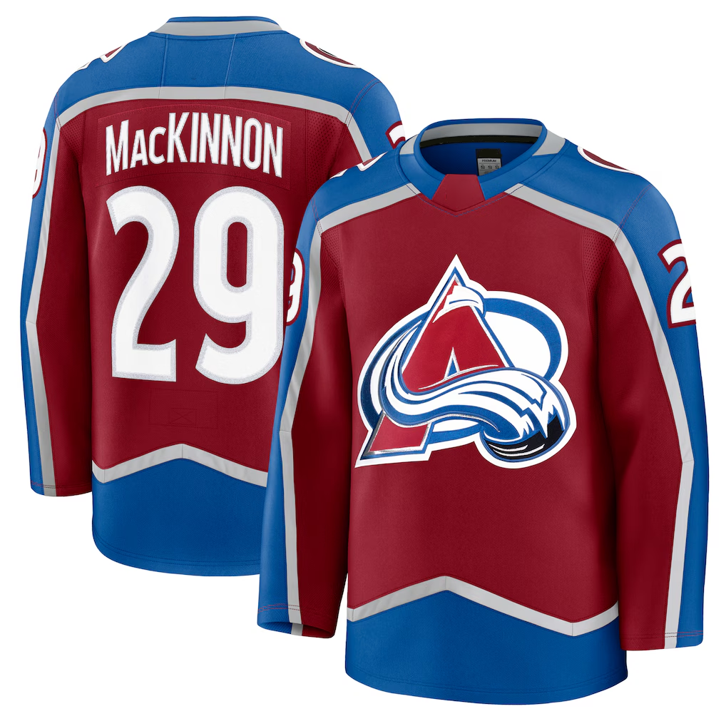 Trusc C.Avalanche #29 Nathan MacKinnon Burgundy Home Premium Jerseys