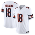 Trusc C.Bears #18 Caleb Williams White Vapor F.U.S.E. Limited Jersey Player Stitched Jerseys